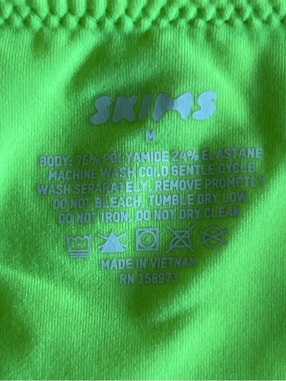Skims Neon Yellow Bodysuit โข M - Picture 6 of 6